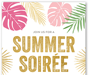 Summer Soiree Flyer