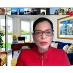 screenshots of a virtual event